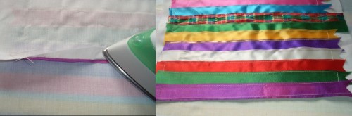 (L) Iron down the Edges (R) Finished Edges 2002 10